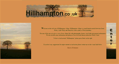 Desktop Screenshot of hillhampton.co.uk