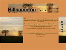 Tablet Screenshot of hillhampton.co.uk
